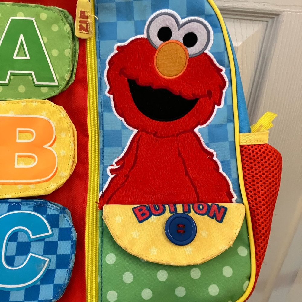 Elmo Kids Backpack ABC - Picture 2 of 7